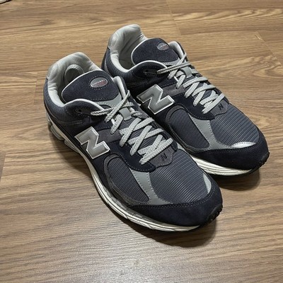 New Balance 2002R sz 13 grey/Deep Ocean Blue slate Suede 