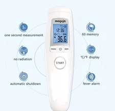No Touch Thermometer for Adults and Kids, Accurate Digital Baby Fever Alarm