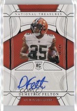 2021 Panini National Treasures Rookie Signatures 38/49 Demetric Felton Auto 0yw4