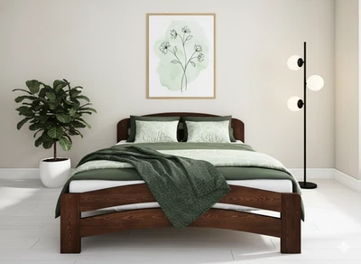 NODAX Super King Bed Frame 6ft – Solid Pine Wooden Bed Frame for Adults, F10