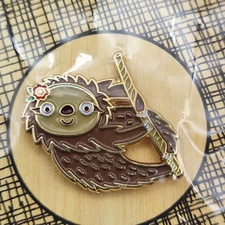 Night Owl Paper Goods Pin Pals Sloth Enamel Pin whimsical