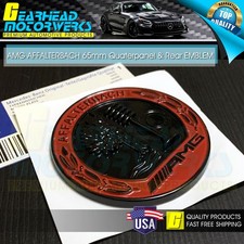 Amg Affalterbach Red Black Emblem 3d Quarterpanel Side Trunk Badge Benz S65 65mm Amg Affalterbach Red Black Emblem 3d Quarterpanel Side Trunk Badge Benz S65 65mm