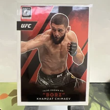 Khamzat Chimaev #23 Donruss Optic 2022 “Borz”