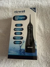 Nicwell Rechargeable Portable Smart Dental Oral Irrigator F5025 Black Cordless