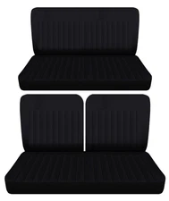 Fits 1959 to 1965 Ford Falcon 2 Door Front 50-50 top and Rear bench seat covers