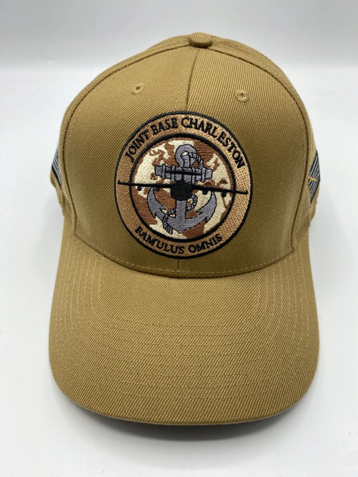 The Corps Joint Base Charleston Ramulus Omnis Beige Baseball Cap Hat One Size