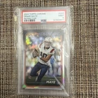 2024 Topps Chrome - Rookies Drake Maye #203 Refractor (RC) PSA 9