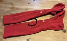 Nike Spodnie piłkarskie czerwone ze stopką Rozmiar 39-42 Łatane patrz zdjęcie