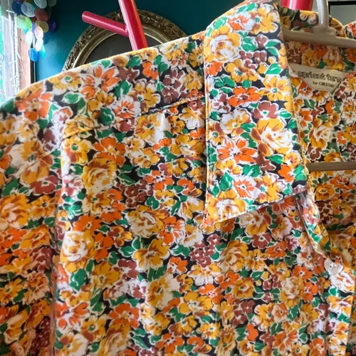 Floral Pattern Shirt Size S