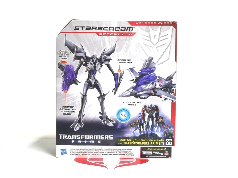 Transformers PRIME Action Figure STARSCREAM MIB Sealed RID 2011 - Image 3 of 3