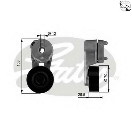 GATES DRIVEALIGN TENSIONER - T38163