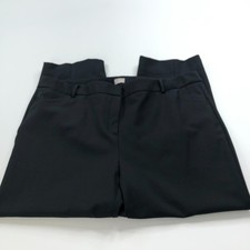 Chico's 4R US 20 (Fit 43W 27L) High Rise Tapered Trouser Pants Black MINT