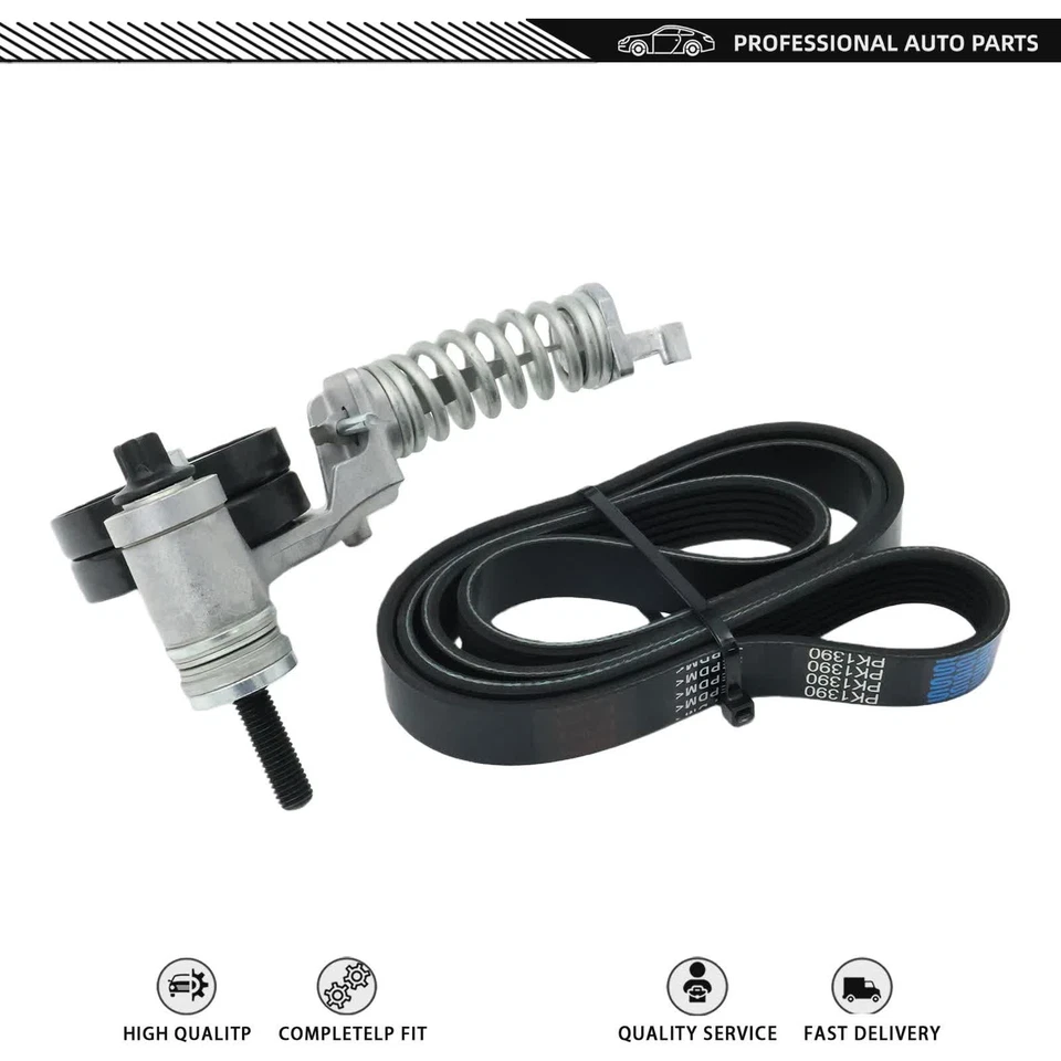 Kit tensor de correa de transmisión serpentina 38344 6PK1390 para Buick Encore 2013-2018 Foto 4 de 4