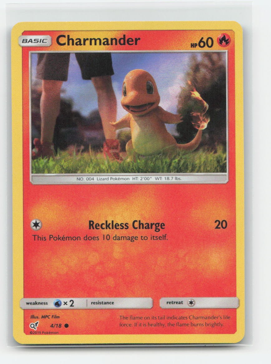 Charmander 4/18 - C DET - Pokemon Holo NM