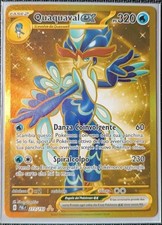 QUAQUAVAL EX FULL ART GOLD PAL 273/193 - MINT/NEAR MINT- CARTE POKÉMON 