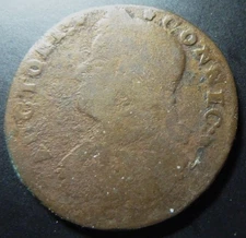 1787 Connecticut Colonial Copper