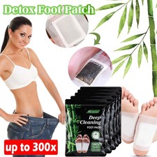 10 300X Detox Foot Patches Foot Pads Body Toxins Feet Slimming Cleansing Herbal