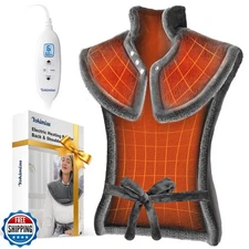 Heating Pad for Neck and Shoulders and Back | 2.5lb Weighted Heat Pad | Large