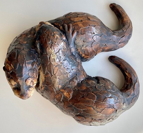 Tom Mullaney Ireland Studio Pottery Model of Two Otters - Picture 14 of 18