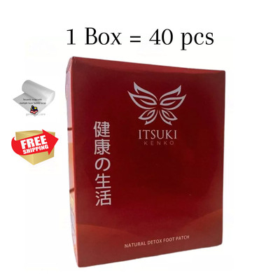1 X Itsuki Kenko Red Pepper & Herbal Foot Pads Patch Detoxifying + FREE SHIPPING