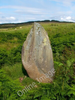 Photo 6x4 Standing stone on Gallangad Muir It is not clear whether this s c2009