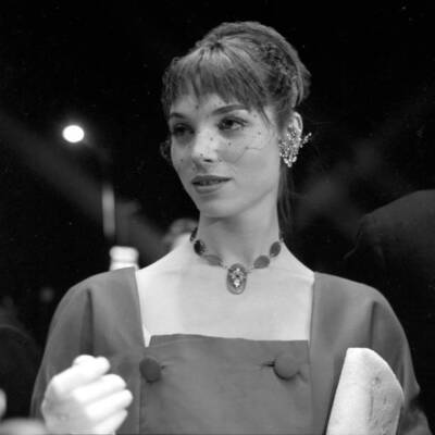 Elsa Martinelli Attends A Party In LA 1956 OLD PHOTO 1