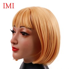 IMI Crossdressing Realistic Female Mask Headwear Masks for Cosplay Drag Queen