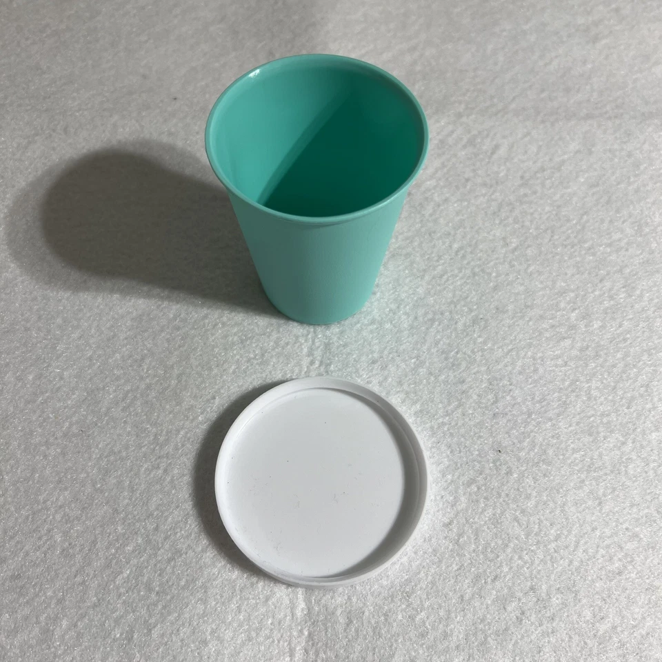 Contenedor de 3 vasos de bebida con tapa de almacenamiento vaso de bebida fría reutilizable Foto 3 de 4
