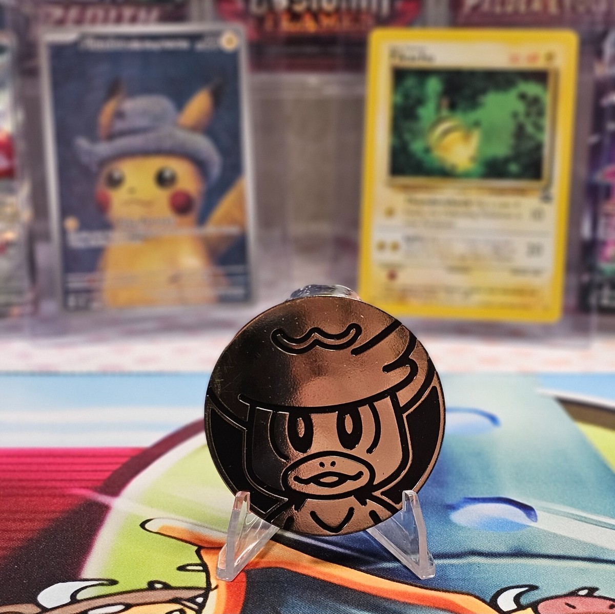 Quaxly Holo Jumbo Coin S&V Paldea Evolved Official Pokémon Quaxly Holo Jumbo Coin S&V Paldea Evolved Official Pokémon