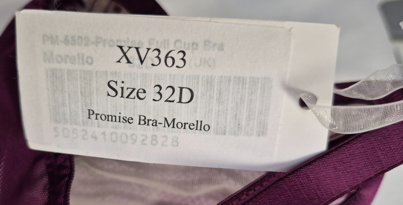 Pour Moi Bra 32D Purple Full Cup Underwired Non Padded Promise XV363 BNWT image 5