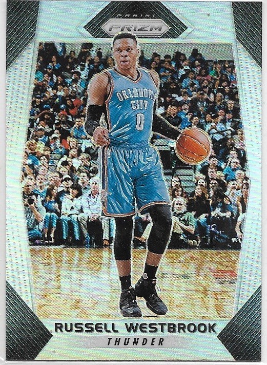 2017-18 Panini Prizm RUSSELL WESTBROOK Silver Prizm Parallel No. 261