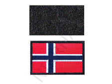 Norwegen Aufnäher Klettverschluss Abzeichen Patch Flagge Fahne Norway