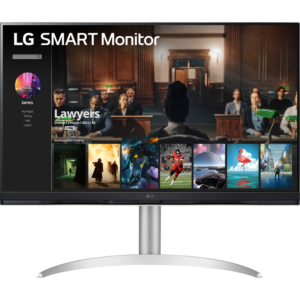 LG 32SQ730S-W 31.5-inch UltraFine 4K UHD 5ms 65Hz Smart LED 