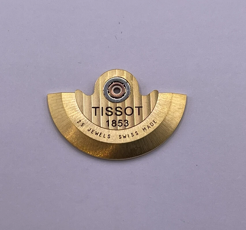 New Automatic Tissot Caliber ETA 2824 Gold Color Oscillating