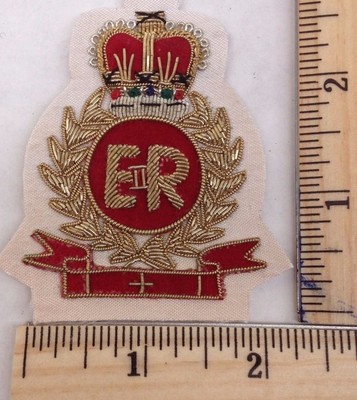 Vintage Gold Bullion w/Red Crown ER Patch-White