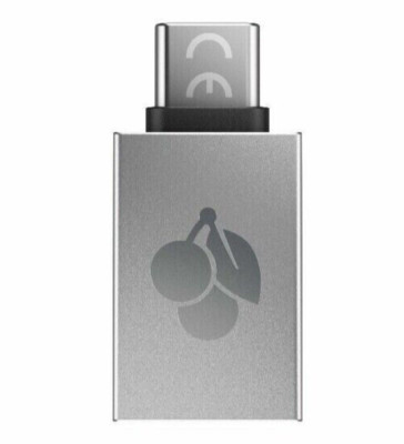 Cherry Kabel Gender Changer Konverter Adapter USB-A auf USB-C silber 61710036