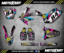 Custom Graphics Full Kit Fits Honda CRF 450X  RUSH Style stickers decals
