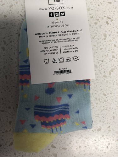 Women's novelty socks Birthday, Xmass, grads Fun For All Ages sz 6-10 - Picture 2 of 2