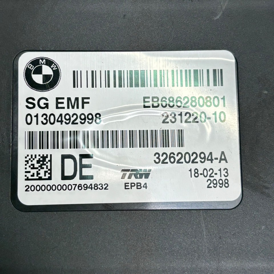 '10-18 BMW 528i 640i F10 Electric Rear Parking Brake Control Module EMF ...