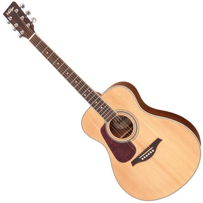 Vintage V300 Akustikgitarren-Outfit ~ linke Hand ~ natürlich
