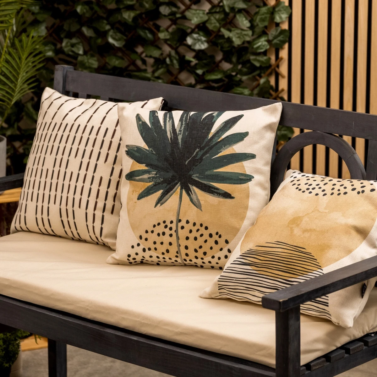 Boho Outdoor Cushion Water Resistant Fabric Garden Cushions Patio