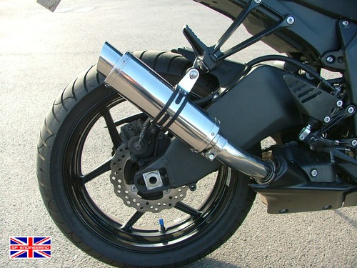 Kawasaki ZX6R Exhaust SP Engineering Polished Stainless Stubby Moto GP 2009-2018 - Picture 7 of 10