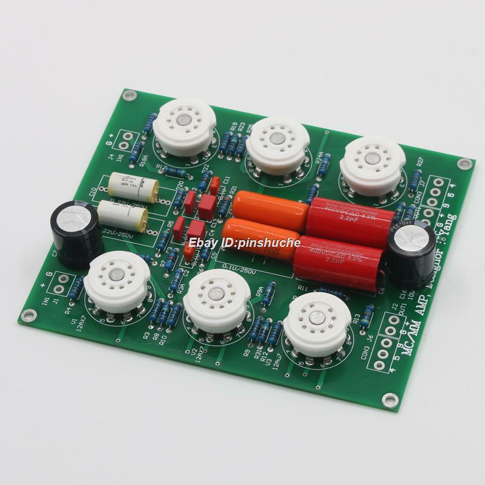 图片 01 - HiFi No Feedback MM / MC 12AX7+12AU7 Phono Amp Board Refer Sansui Phono Circuit
