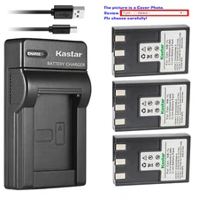 Kastar Battery Slim Charger for NB-1L NB-1LH CB-2L & Canon PowerShot S330 Camera