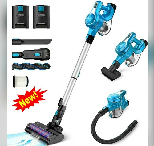 Aspirapolvere senza fili, batteria ricaricabile potente aspirapolvere senza  fili Stick | eBay