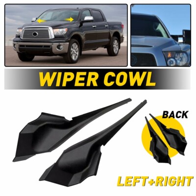 2x oem Windshield Wiper Cowl Plate Cover Trim Fit Panel Toyota Tundra 07-13
