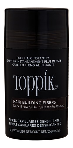 Toppik Hair Building Fibers .42 oz 12 g Dark Brown. Hair Styling Product