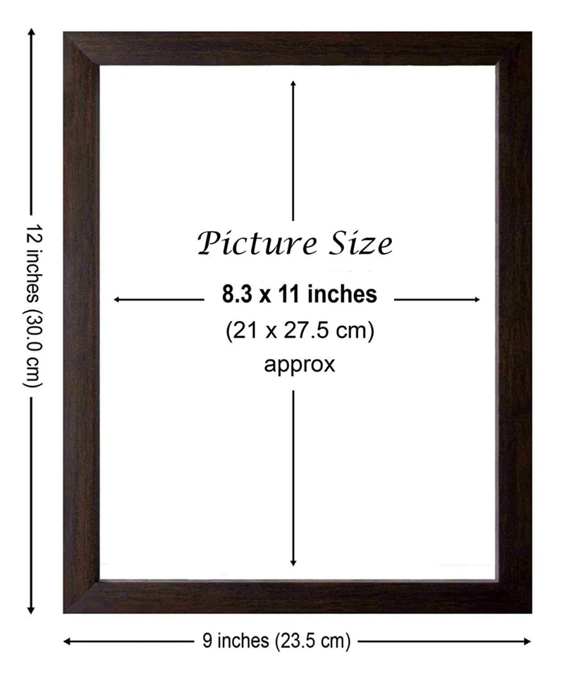 Marco de fotos de madera sintética de la diosa Saraswati Ji con cisne, 30 X 23,5 X 1,5 cm Foto 2 de 3