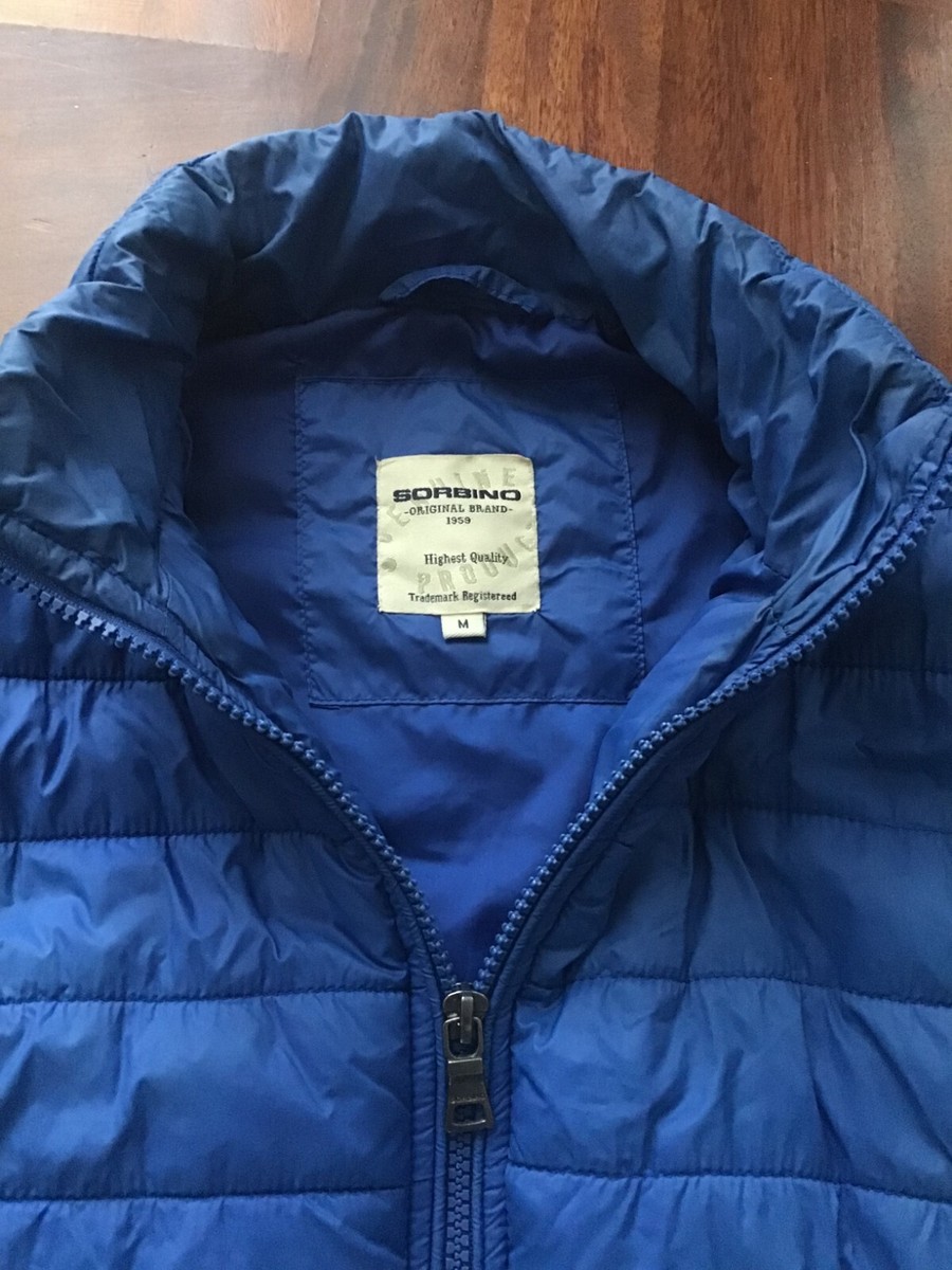 SORBINO Giacca Da Uomo Smanicato Giubbino Giubbotto Trapuntato