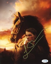 Jeremy Irvine War Horse Autographed Signed 8x10 Photo ACOA COA 